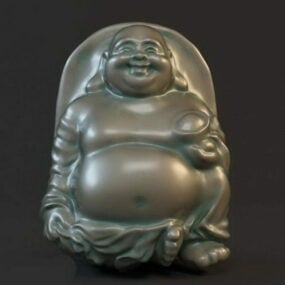 Maitreya Stone Buddha Statue 3d model