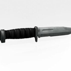 3d модель бойового ножа морської зброї