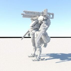 Echo Heavy Assault Mech Character 3d model