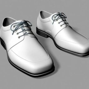 Chaussures habillées en cuir pour hommes modèle 3D