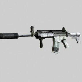 Vojenská útočná puška V1 3D model