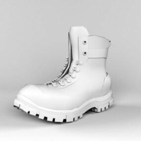 Model 3D Boots Militer