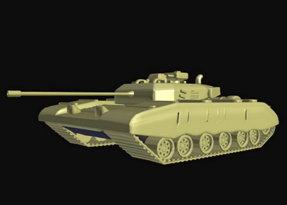 Lowpoly Military Tank