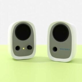 Mini Pc Speakers 3d model