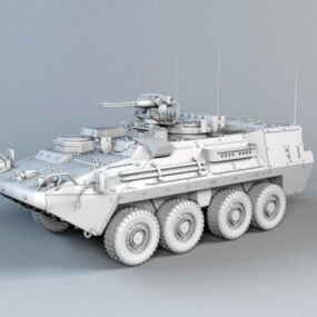 Apc 3D model bojového vozidla pěchoty