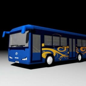 Coach Bus Transport 3d model