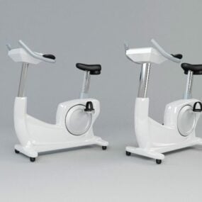 Gym Equipment Stationary Bicycle 3d model