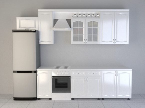 Design moderno dell'armadio da cucina