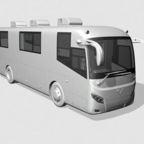 Modello 3d di autobus per pullman passeggeri