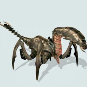 Bug mutant monstre modèle 3D