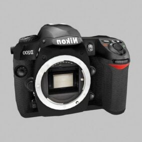 Nikon D200 कैमरा 3डी मॉडल