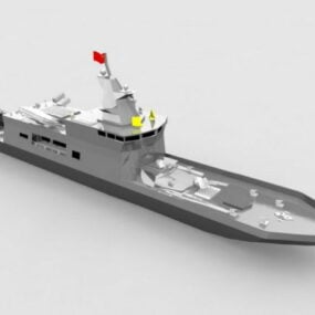 Transport Ship  Free 3d model