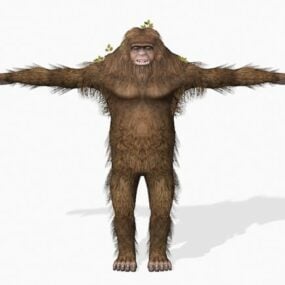 Sasquatch Gorilla 3D-Modell