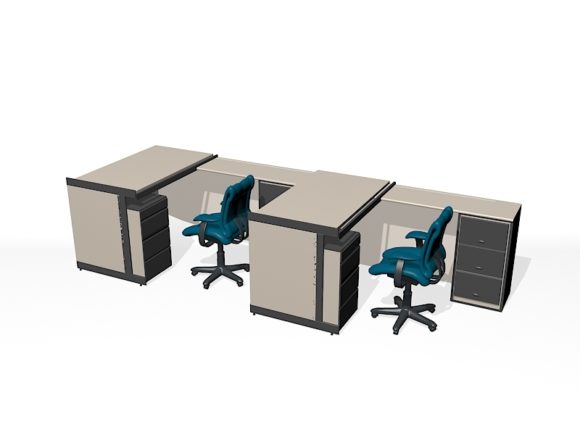 Office Computer Work Desk Workstations