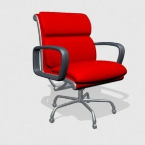 Round Stool Chair Twist Leg 3d model