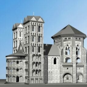 Old Tower Water 3d model