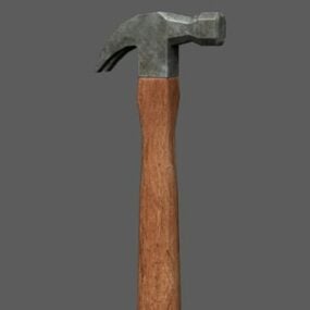 Maalaismainen Claw Hammer 3D-malli
