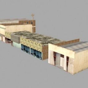 Old Country Town 3d model