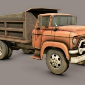 Rustic Dump Truck 3d model