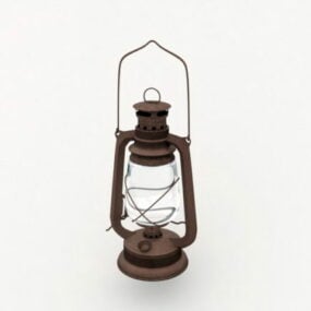 Old Kerosene Lantern Rustic 3d model