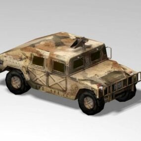 Abandonee Military Hummer 3d model