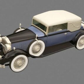 Güzel Klasik Araba 3D modeli