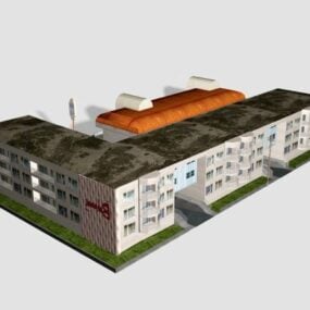 Altes Restaurant-Apartment 3D-Modell