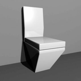 Cushioned Leisure Chair Furniture 3d model