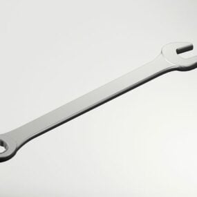 Llave de caja abierta modelo 3d