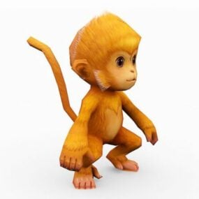 Baby Monkey tegneserie 3d-model