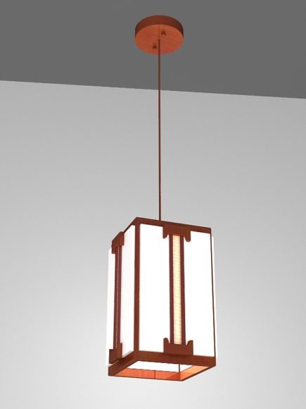 Antica lampada a sospensione orientale