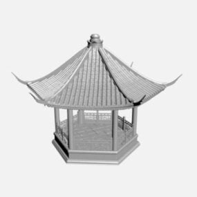 Stone Memorial Pavilion 3d model