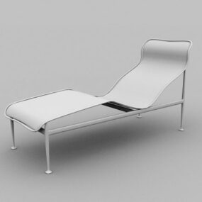 Sun Lounge Chair Outdoor Furniture 3D-malli