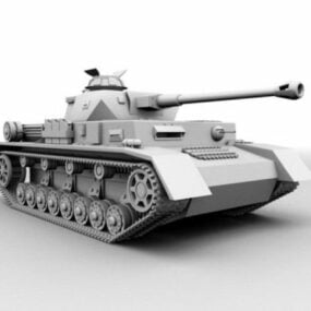 Mô hình xe tăng Panzer 4 3d