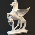 Stone Pegasus Statue
