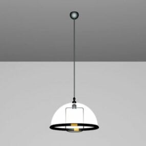 Luster Lamp Rectangular Shades 3d model