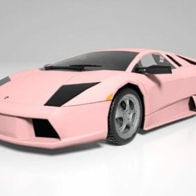 핑크 람보르기니 Roads3D 모델