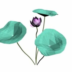 Garden Flower Wood Lily 3d model