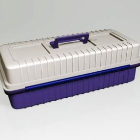प्लास्टिक टूल बॉक्स 3डी मॉडल