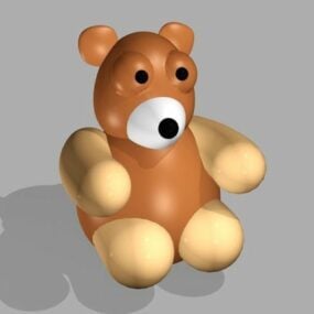Plastic Bear 3d model