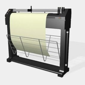 Plotter Printer 3d model
