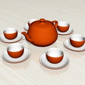 Coffee Table Set 3d model
