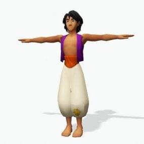 Prince Aladdin 3d-modell