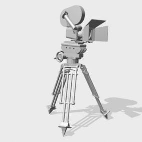 Επαγγελματική κάμερα τρίποδο 3d μοντέλο