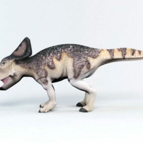 Protoceratops Dinosaur Animation With Rig 3d model