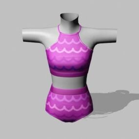 Damen-Badeanzug 3D-Modell