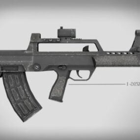 تفنگ تهاجمی Qbz95 مدل سه بعدی