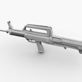 Qbz95 Assault Rifle Gun 3d-modell