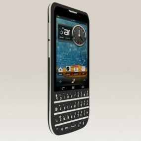 Blackberry Qwerty Phone 3d-model