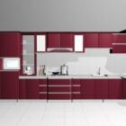 Идеи красного кухонного шкафа